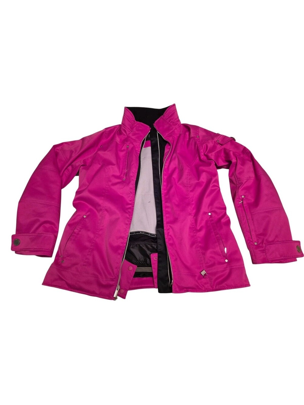 Nils Daphne Hot Pink Full Zip Ski Snow Winter Coat Jacket Parka Size 12